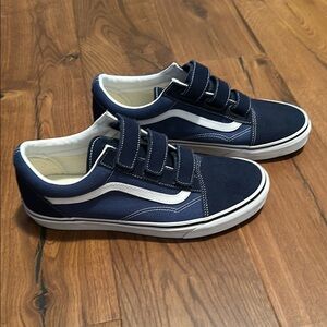 Vans Navy Blue Velcro Sneakers